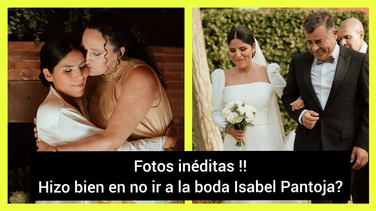 ❤️Imágenes inéditas de la boda de Isa Pantoja y Asraf Beno