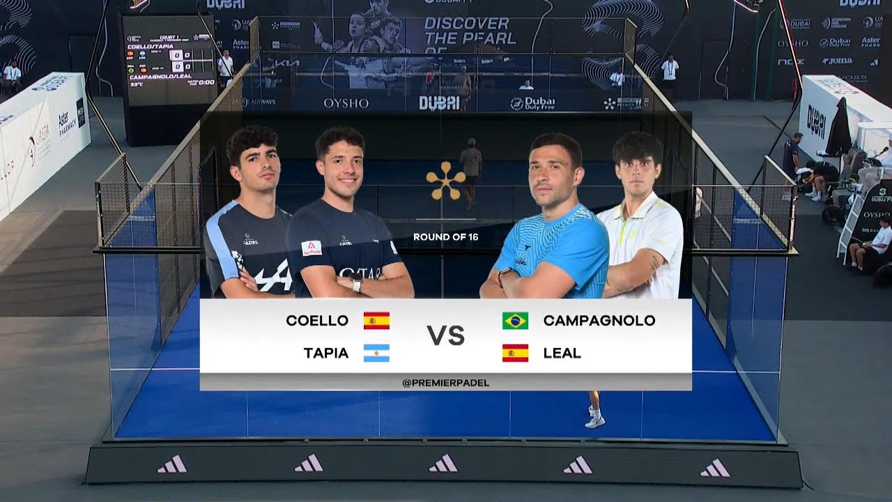 FULL MATCH PREMIERPADEL COELLO/TAPIA VS CAMPAGNOLO/LEAL #padel #padeltennis #tennis #padelcourt