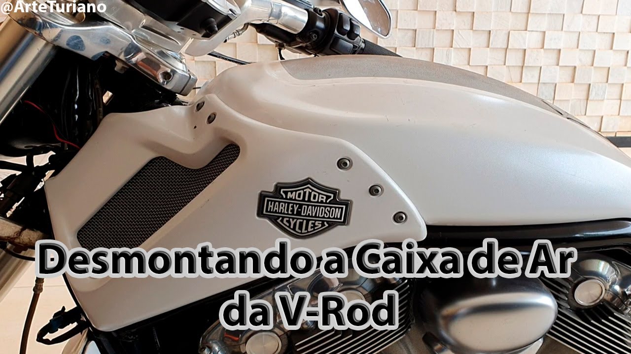 Como Remover a Caixa de Ar da V-Rod - Customização Harley-Davidson V-Rod Muscle.