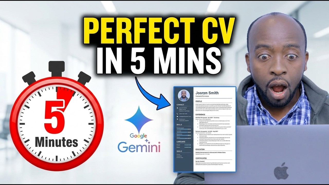 ስራ የሚያስቀጥር CV እና Cover Letter በ 5 ደቂቃ (Google Gemini 2026)