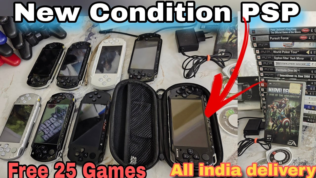 New PSP Price in Delhi | Second hand PSP | PSP in 2024 Cheapest Price PlayStation portable