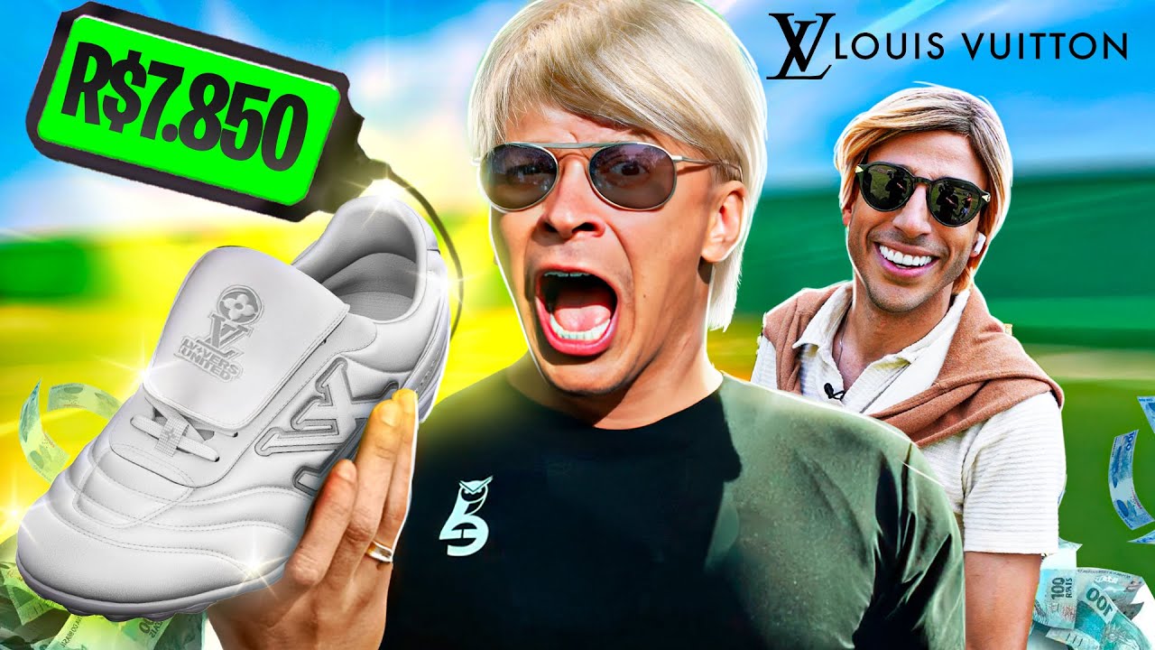 PAGUEI 8 MIL REAIS NA CHUTEIRA LOUIS VUITTON!! É BOA!?! 😱💰 (ft. jorginho)