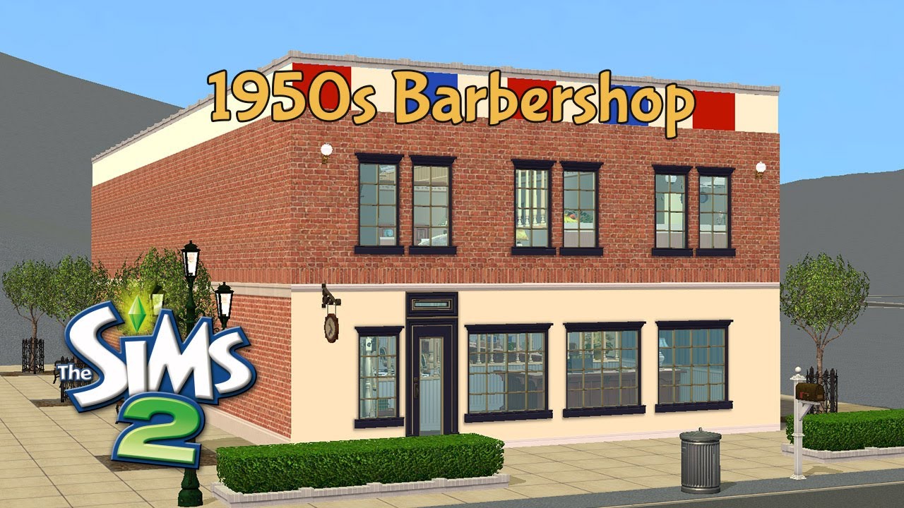 The Sims 2 Through the Decades: 1950s Barbershop