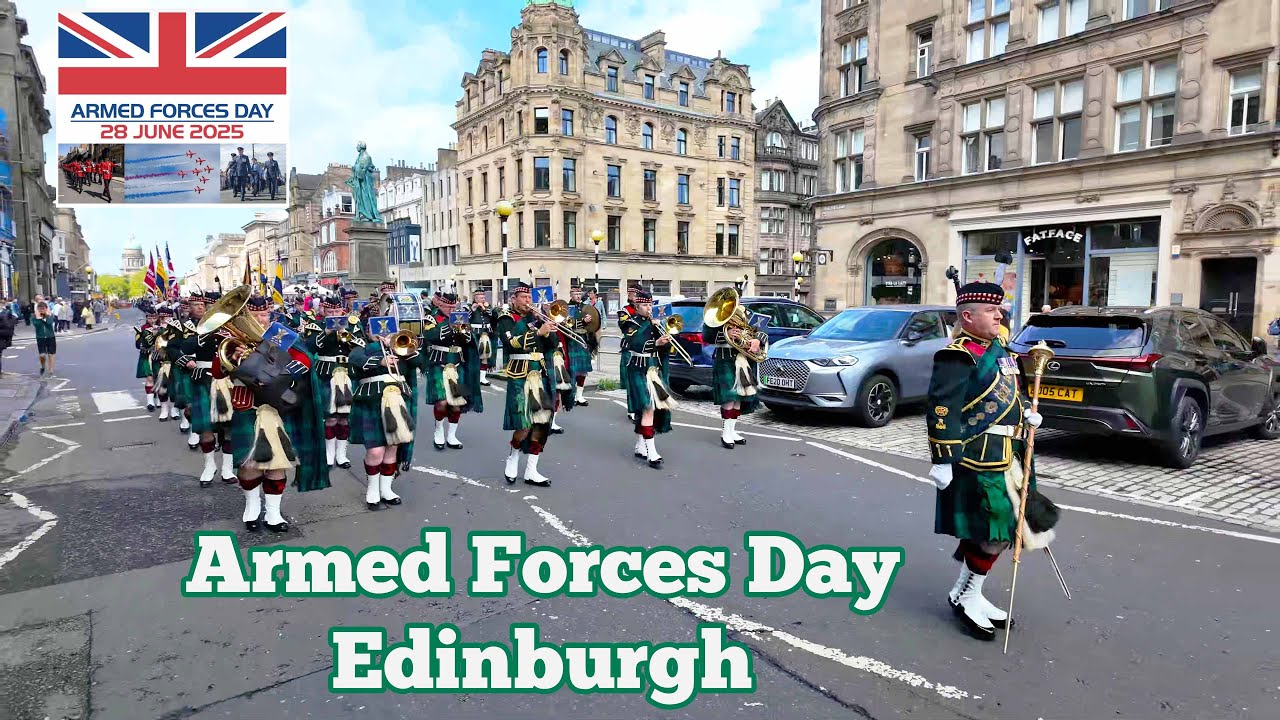 Edinburgh Armed Forces Day 2025 - The Parade