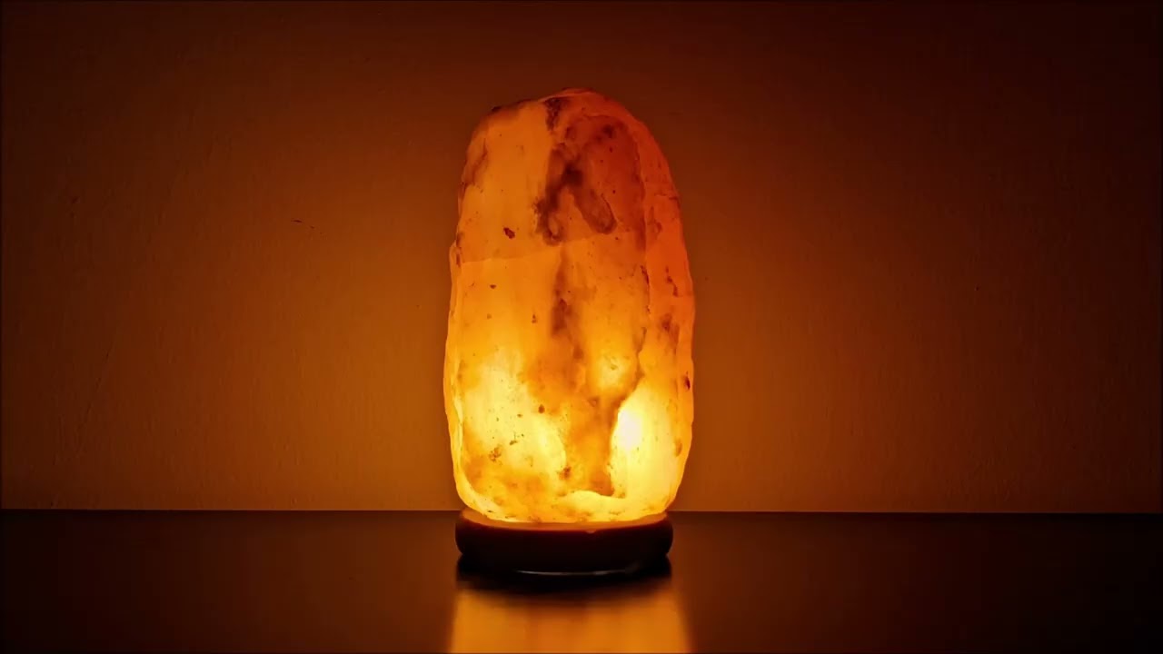 Soothing Glowing Salt Lamp &ndash; Relax & Sleep Better with Warm Ambient Light 🌙