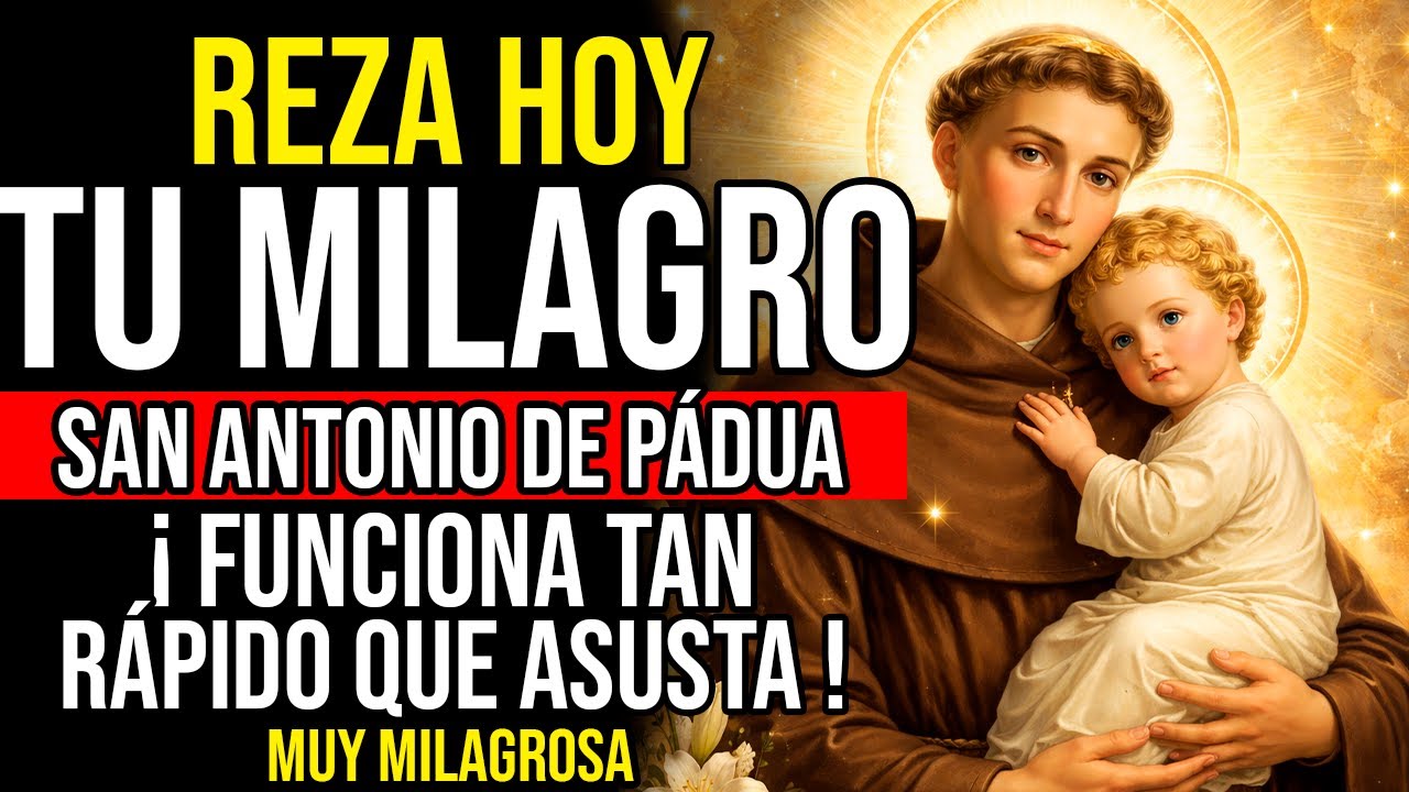⏳ BASTAN 3 MINUTOS: ORACIÓN A SAN ANTONIO PARA ROMPER UN IMPOSIBLE (MILAGRO URGENTE)