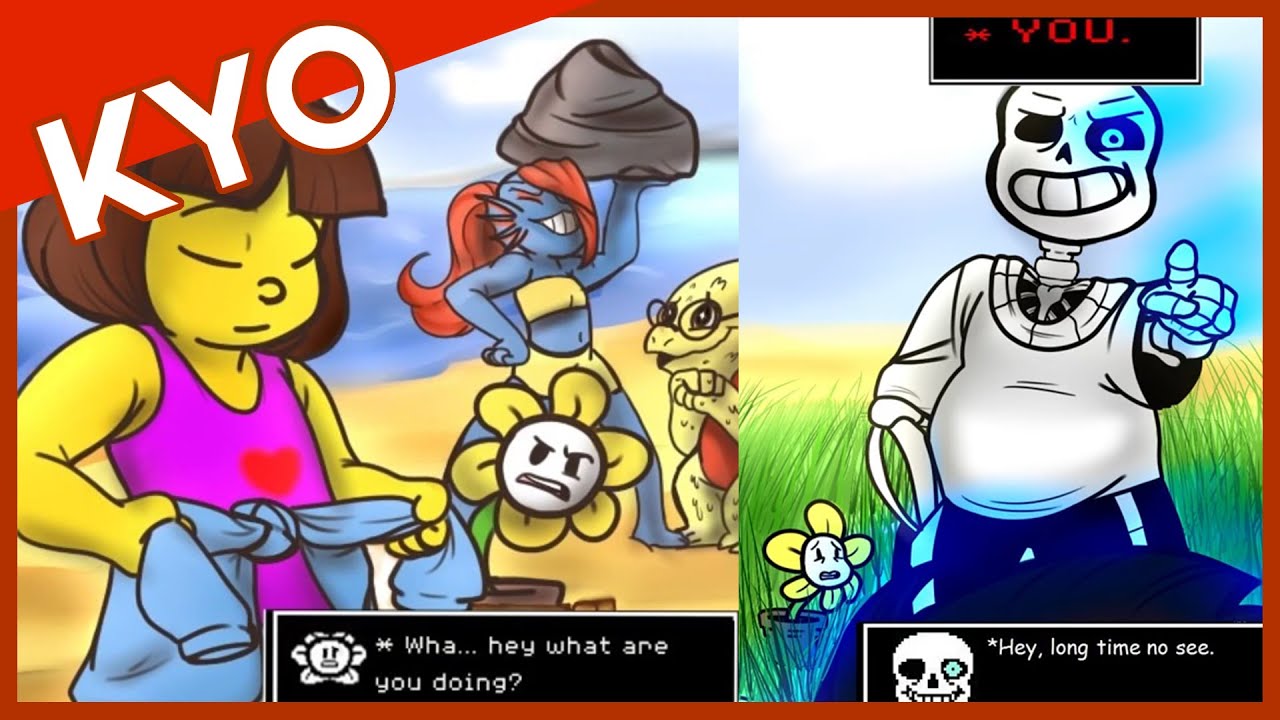Beach Trip (Epic Undertale Comic Dub)