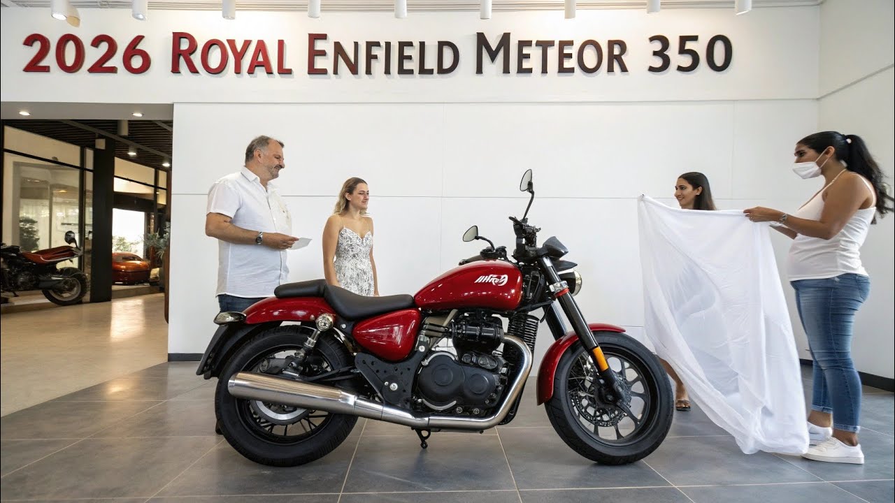 Новый Royal Enfield Meteor 350 2026 года наконец-то представлен! Лучший круизер уже здесь! 😱🔥