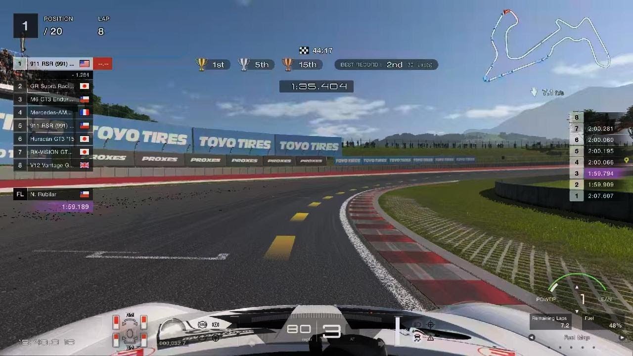 Gran Turismo 7 1 hour Lake Maggiore ps5 controller