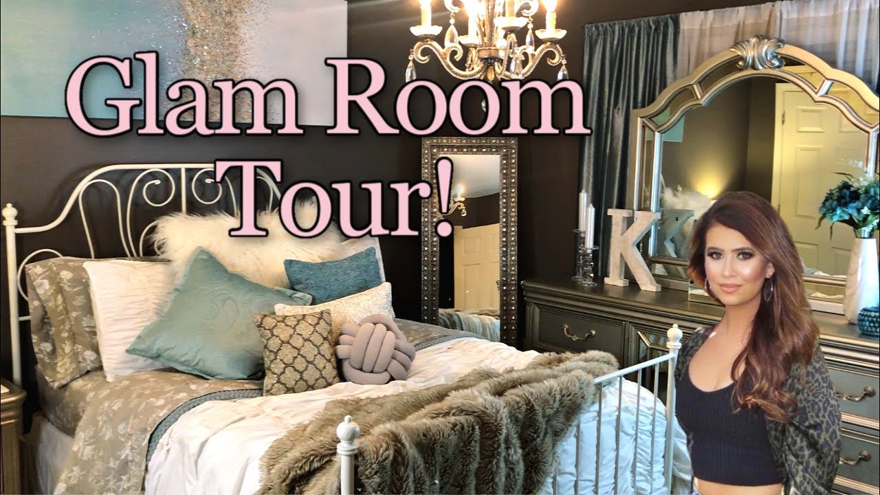 Glam bedroom tour 2020! How I make a small room fabulous!