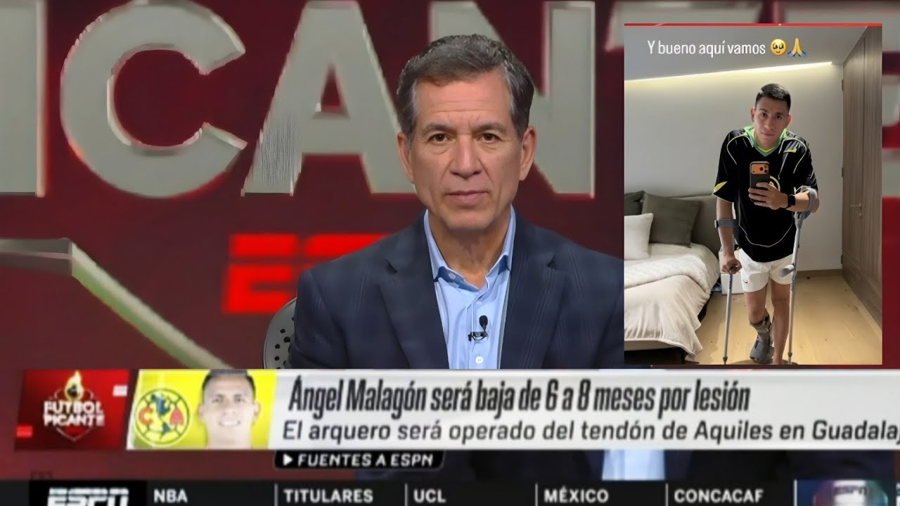 Reporte De América : ¡BOMBA! Angel Malagón será baja de 6 a 8 meses por lesión