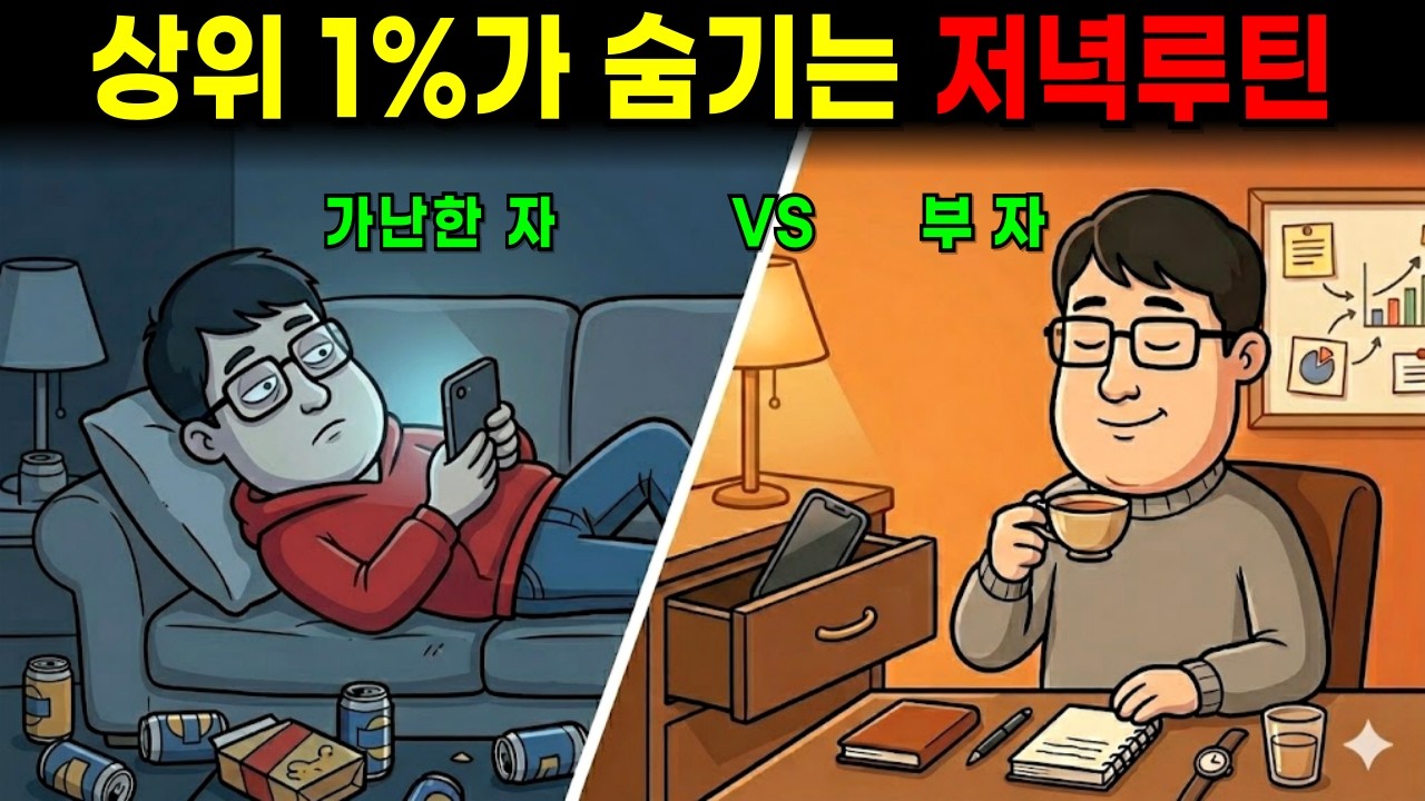 퇴근 후 숏폼중독, 가난한 뇌를 만드는 최악의 습관 | 상위 1%가 숨기는 저녁 루틴