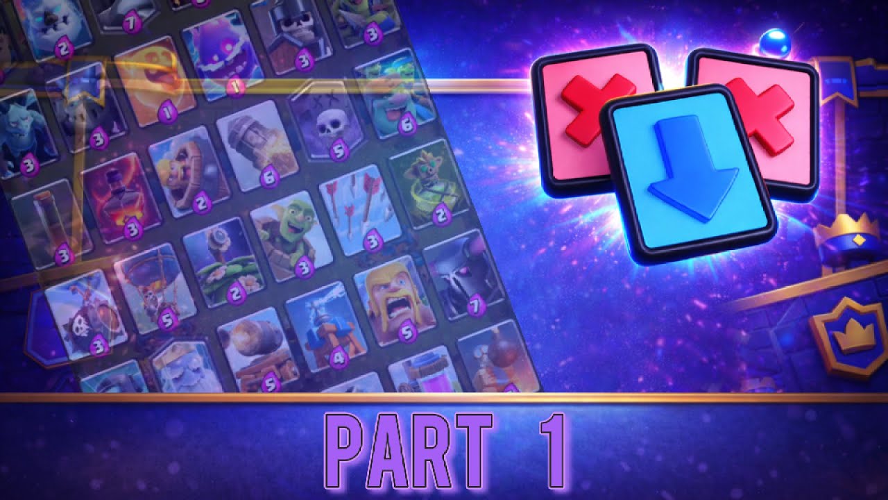 Clash Royale Megadeck-Auswahl-Herausforderung Part 1