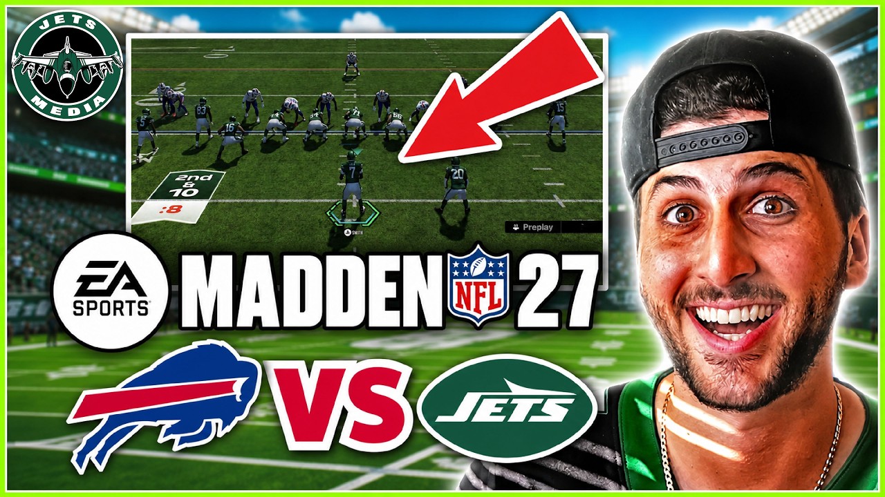 Играю за Jets онлайн в Madden 27 против Bills!