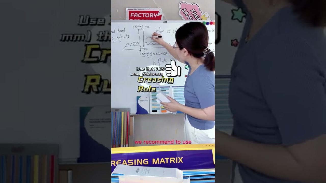 How to choose the correct creasing matrix size for corrugated paper? Boxmaker/diemaker