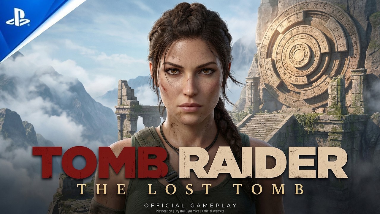 TOMB RAIDER THE LOST TOMB Official Gameplay | Realistic Immersive Ultra Graphics [4KHDR]