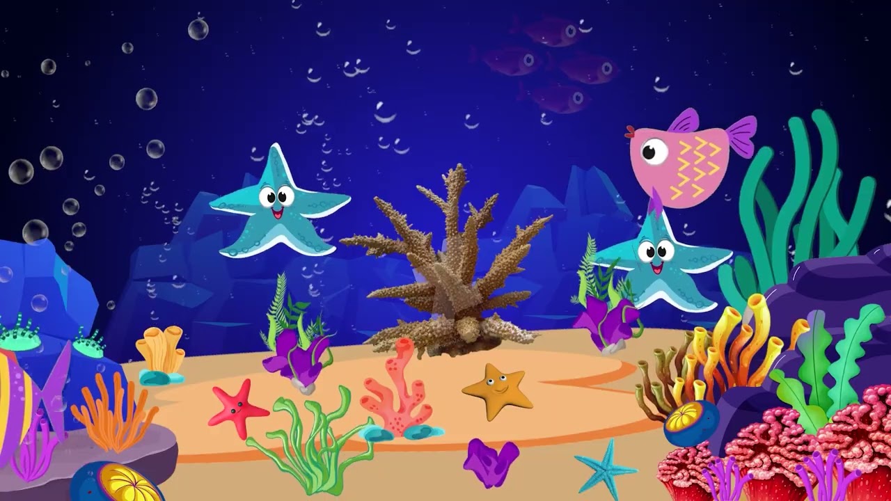 #992 Baby Lullaby 🎵 Soothing fishes 🎵 Calming Undersea Animation 🎵 Aquarium #relaxingmusic #lullaby