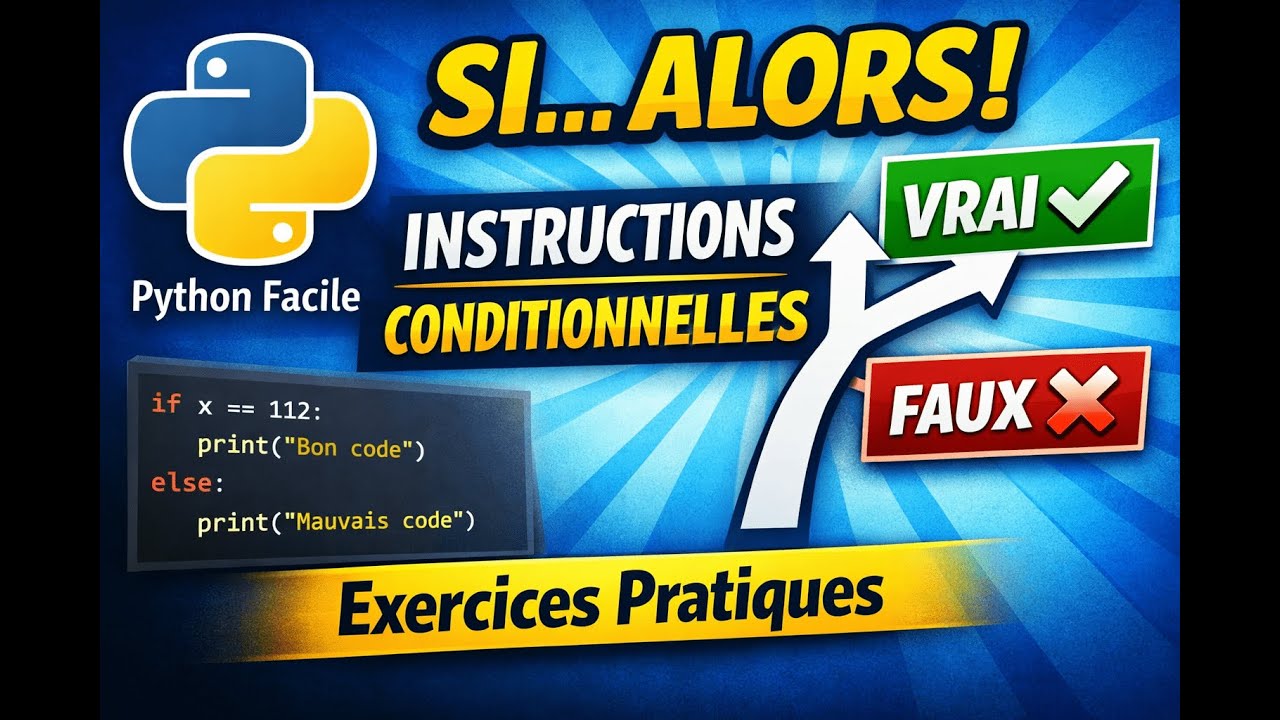 les instructions conditionnelles en Python