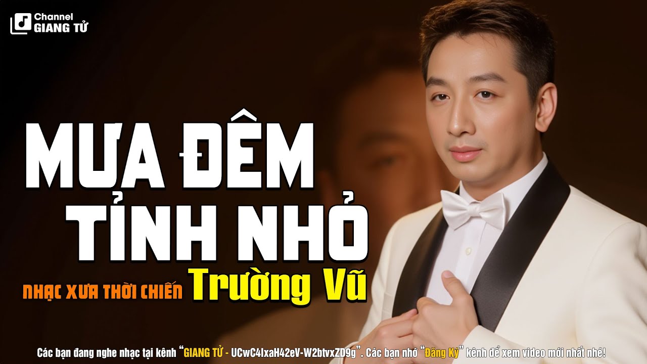 Mưa Đêm Tỉnh Nhỏ - Trường Vũ | Nhạc Vàng Chọn Lọc
