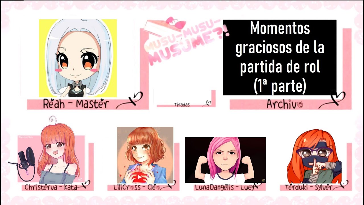 Mejores momentos de la partida de rol - parte 1 / con Reah, Chris, Lili, Luna y Terdu