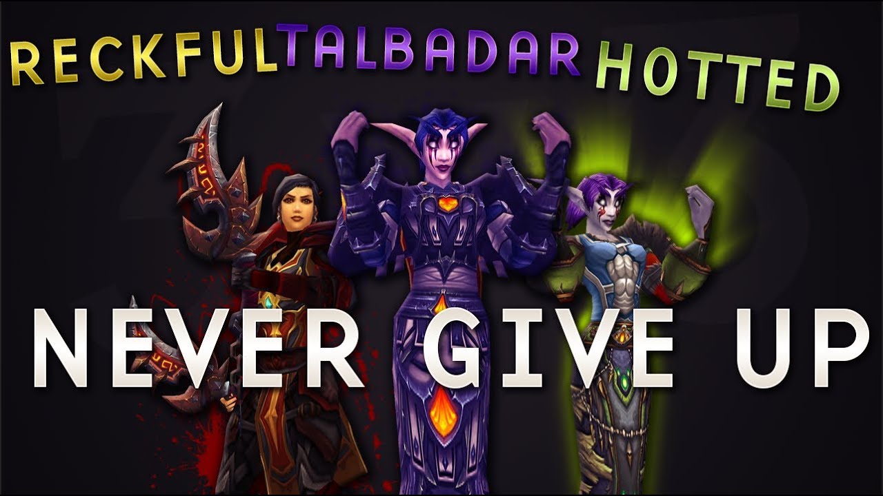 Never give up! 2v3 Arenas with Reckful Talbadar and Hotted!