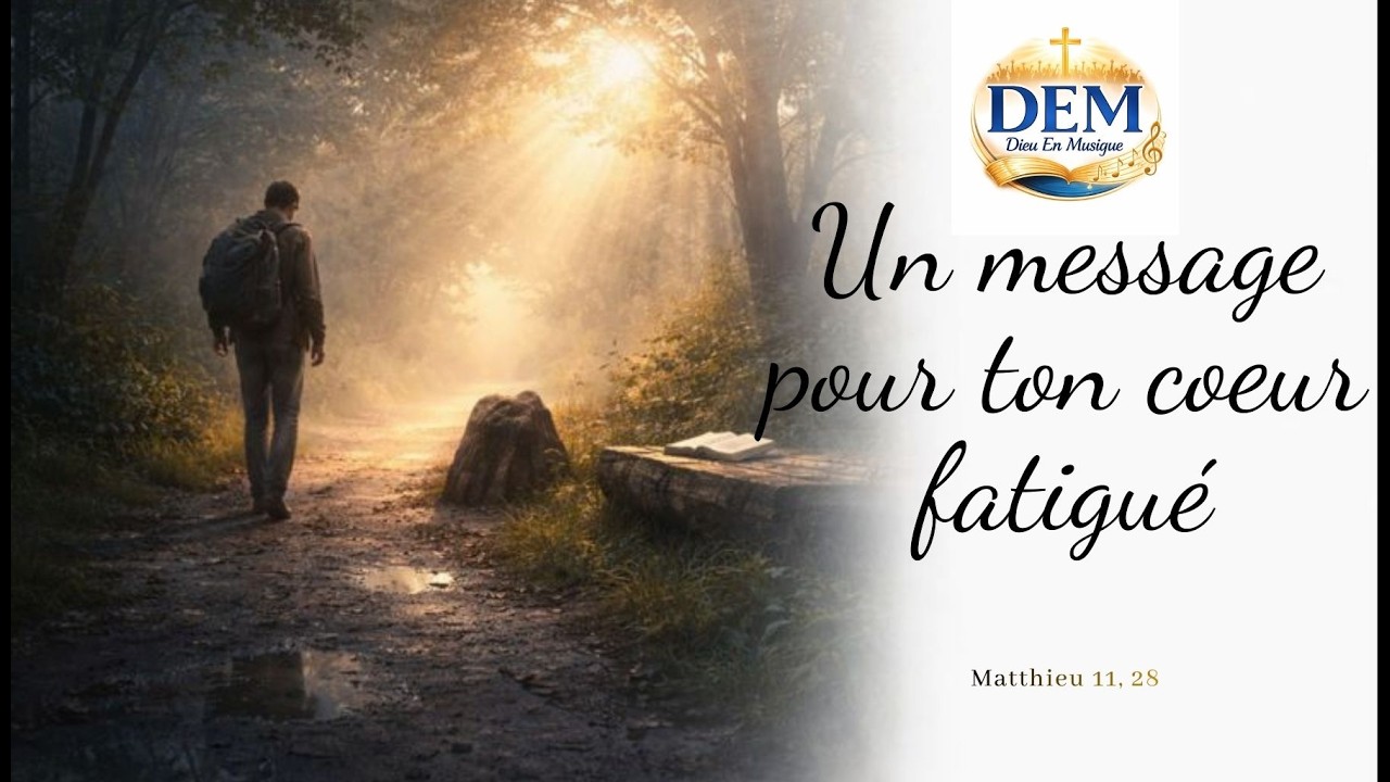Un message pour ton cœur fatigué — Inspiré de Matthieu 11, 28