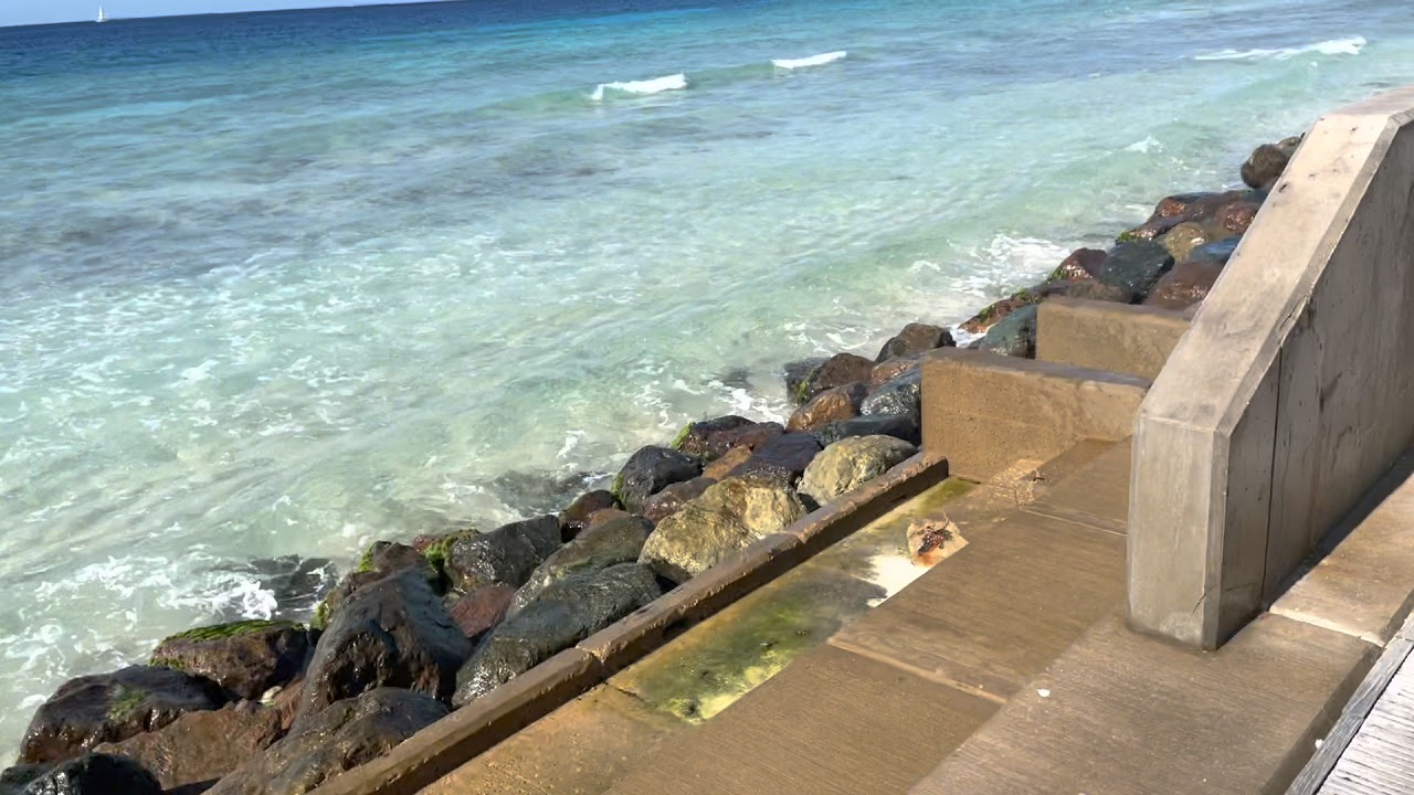 Rockley beach to coconut court boardwalk Barbados 2021