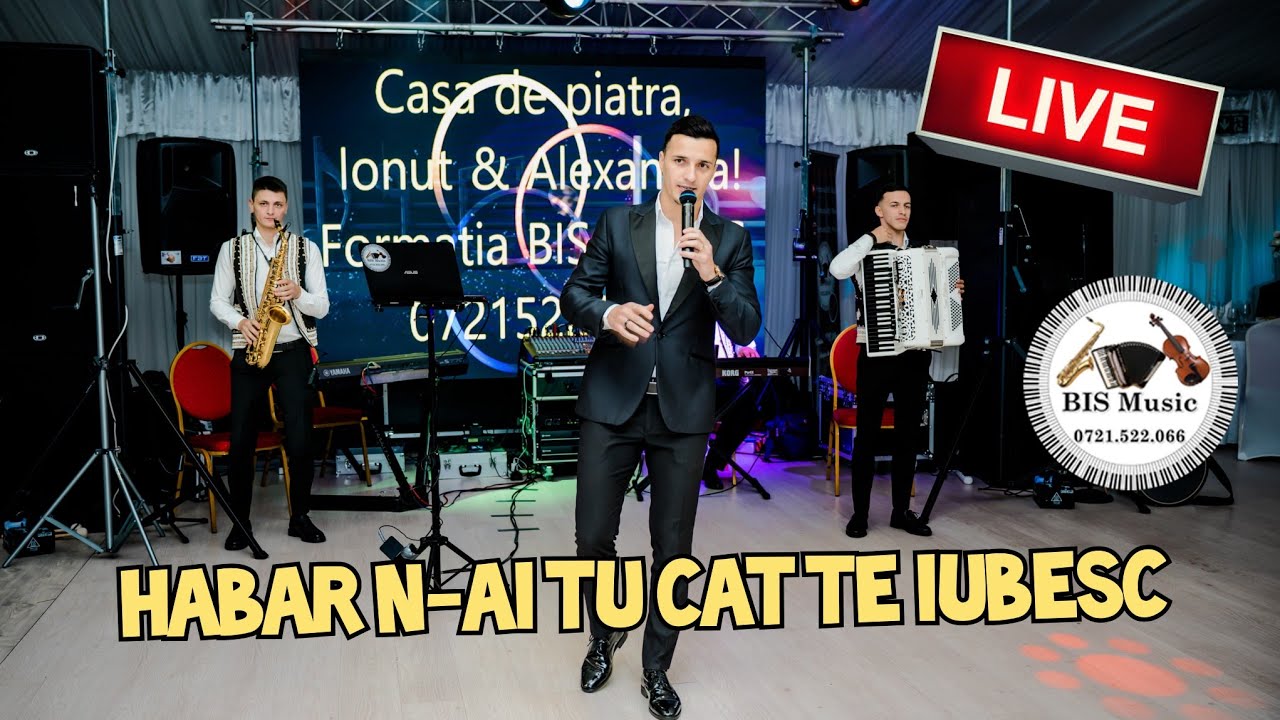 Formatia BIS MUSIC - HABAR N-AI TU CAT TE IUBESC | Muzica de petrecere 2024 | Live 2024
