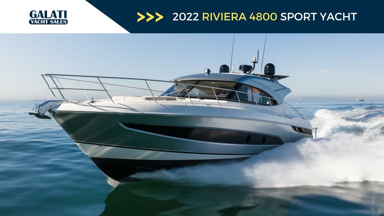 2022 Riviera 4800 Sport Yacht For Sale 
