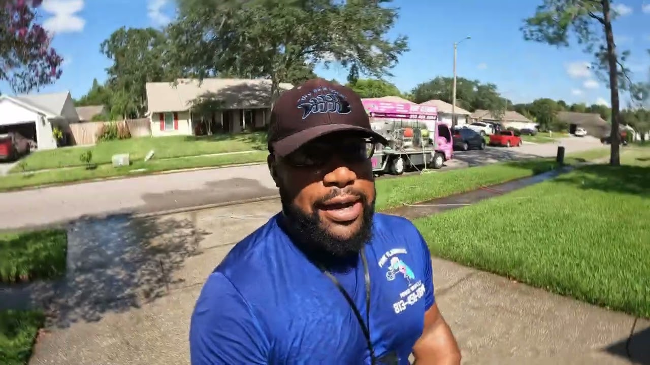 Getting Rid Of Lines From Surface Cleaner #pressurewashing