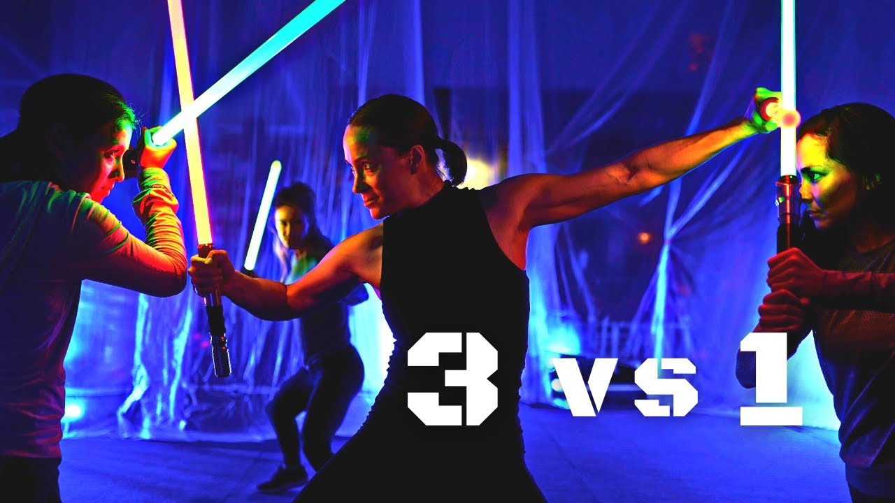 EPIC LIGHTSABER BATTLE - Live Action Asajj Ventress?!? [MUST WATCH!]