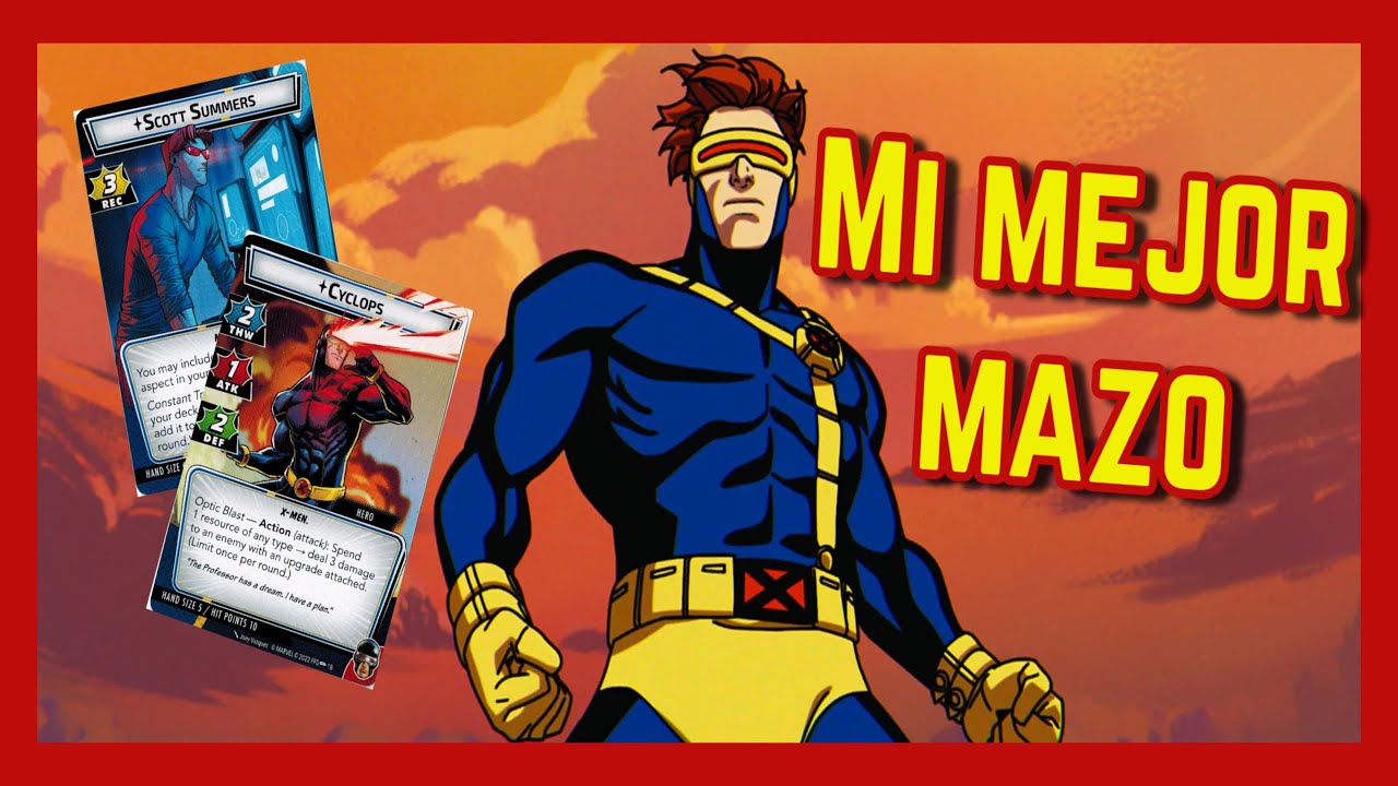 Marvel Champions LCG 💯 Mi mejor mazo || Cíclope 💯