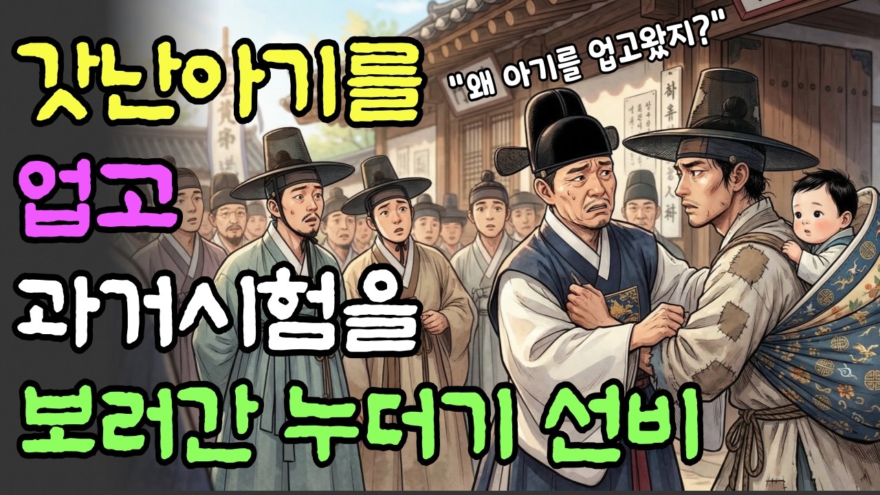 갓난아기를 업고 과거장에 나타난 선비의 기구한 사연 | 옛날이야기 | 야담 | 오디오북 | 수면동화 | 민담