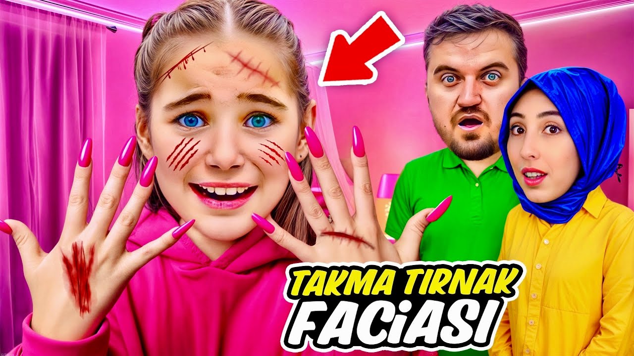 ELİF UZUN TIRNAKLARI İLE YÜZÜNÜ PARÇALADI EYVAH ‼️