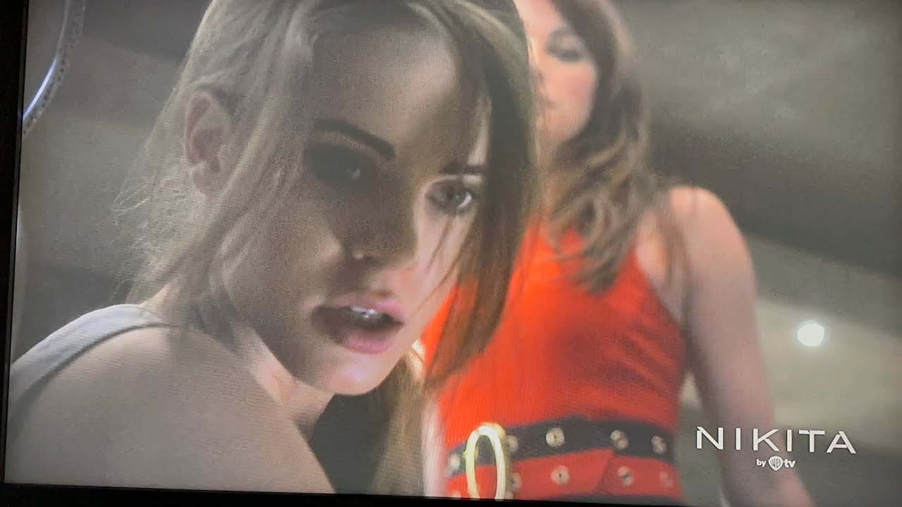 Nikita 1x21 Amanda Tortures/Slaps Alex Scenr!!!
