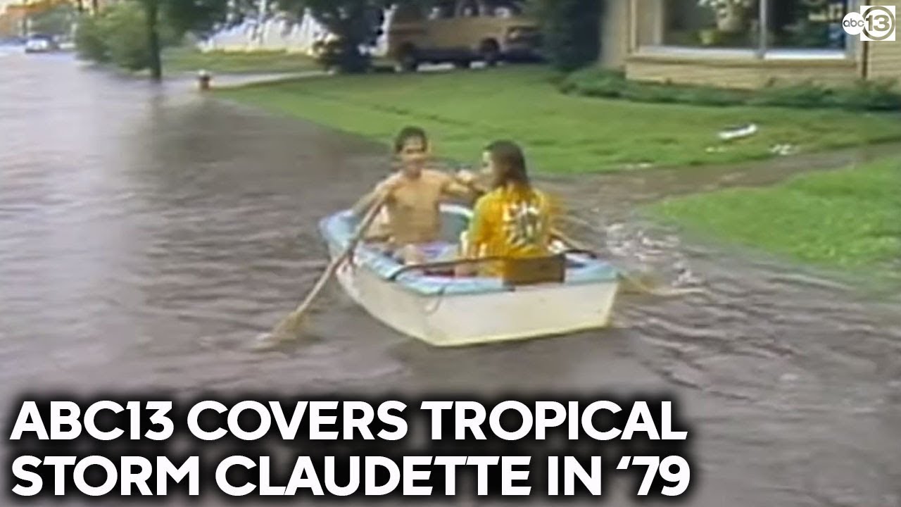 ABC13 coverage of Tropical Storm Claudette in 1979