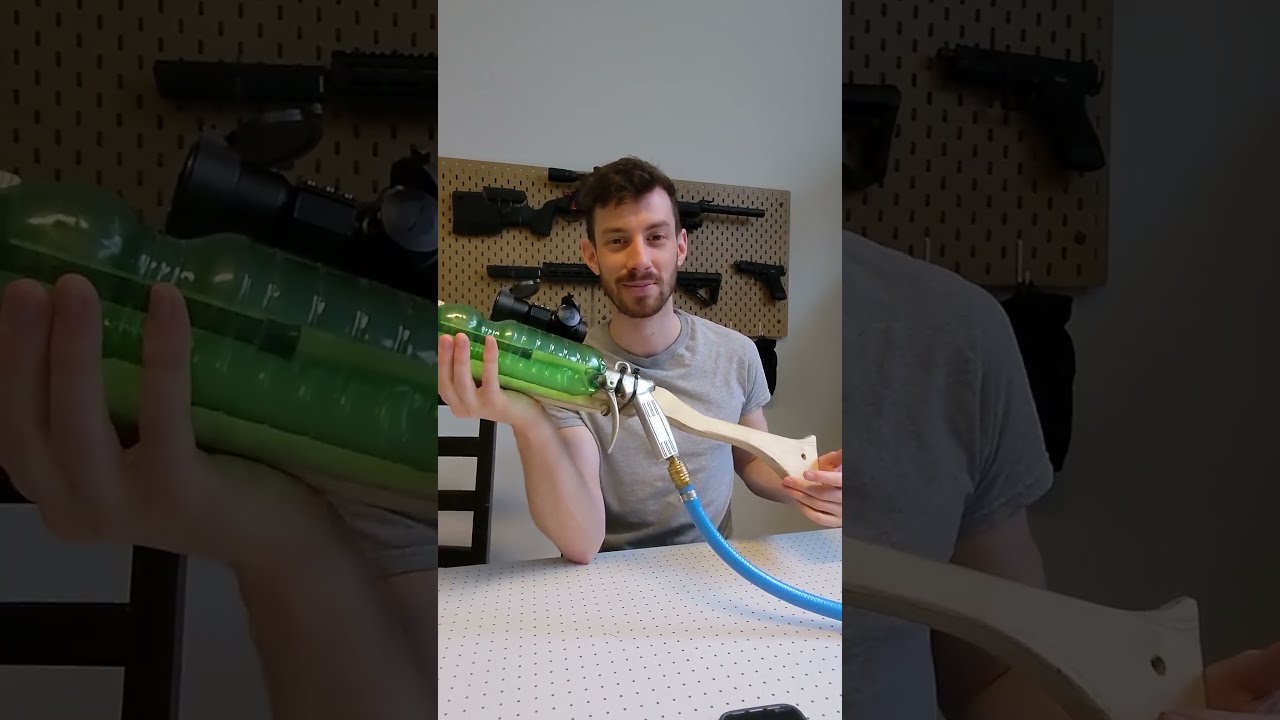 The 10$ DIY AIRSOFT GUN! #shorts