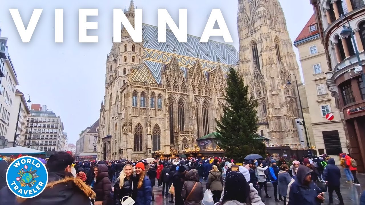 Vienna, Austria at Winter: 4K Walking Tour November 2023