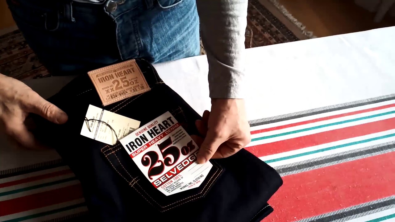 Iron Heart Jeans 25 oz - wie die Jeans binnen einer Stunde nach Kauf passte