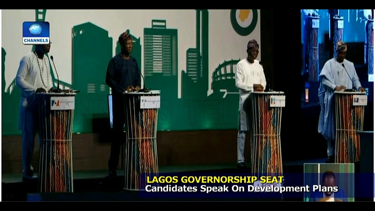 #LagosDebate: Candidates Speak On Plans To Develop Lagos State