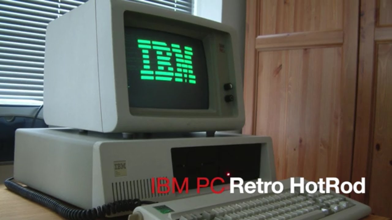 The Internet connected Hot Rod #IBM PC #XT!
