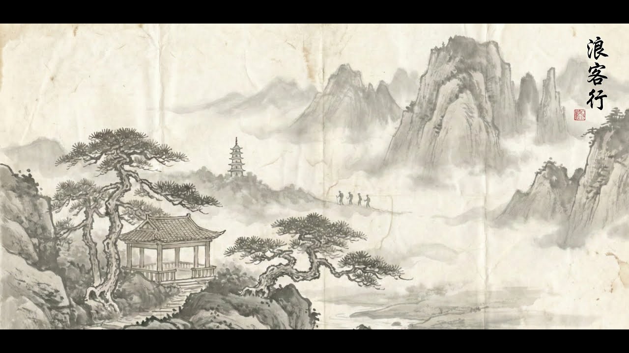 浪客行 (The Wayfarer) | Guzheng & Bamboo Flute | 1 Hour Traditional Chinese Music | Shuimo Music