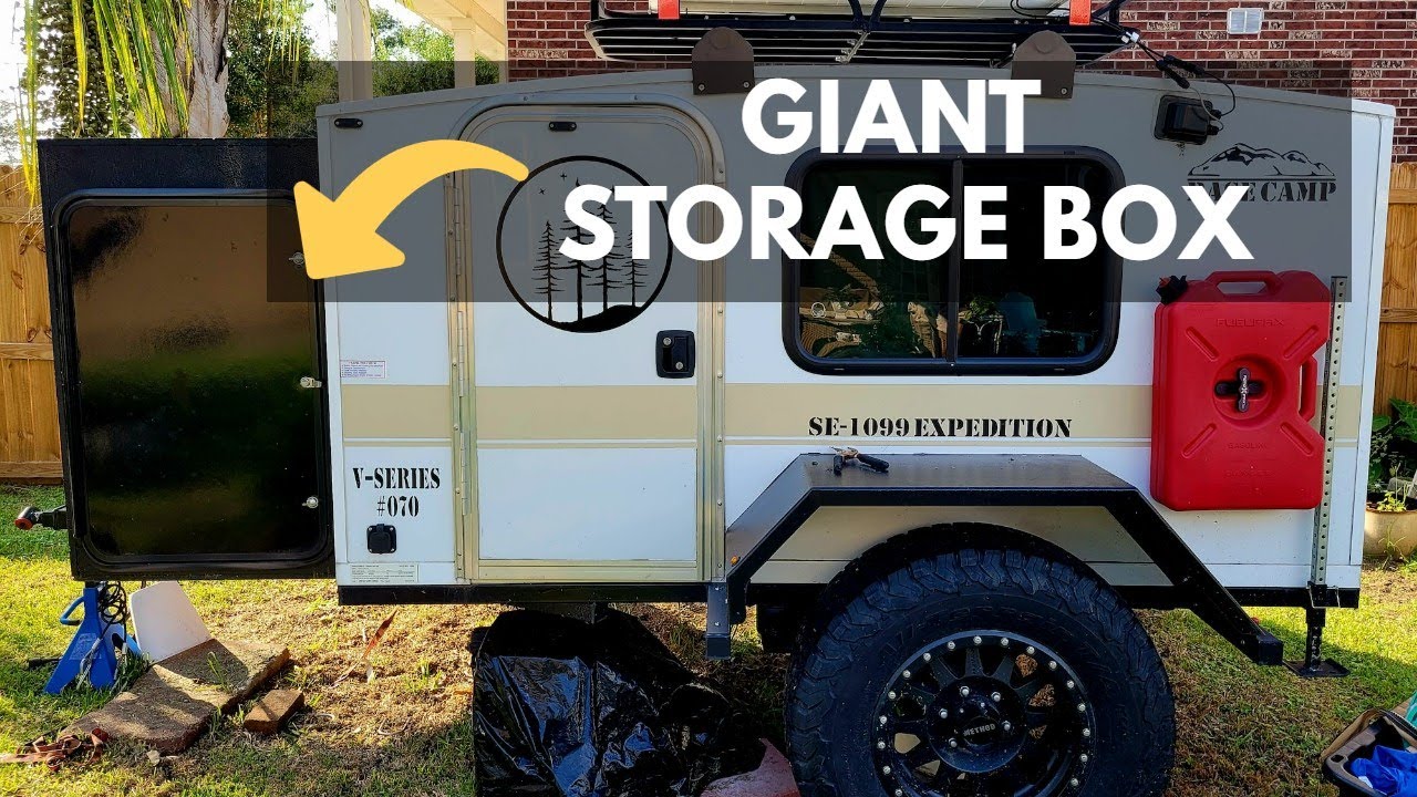 Building a Giant Storage Box for the Offroad Teardrop Trailer