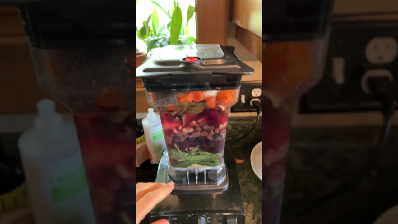 Vacuum blending with void vitamix system for greater nutrients,prevent oxidation, #hydrogen