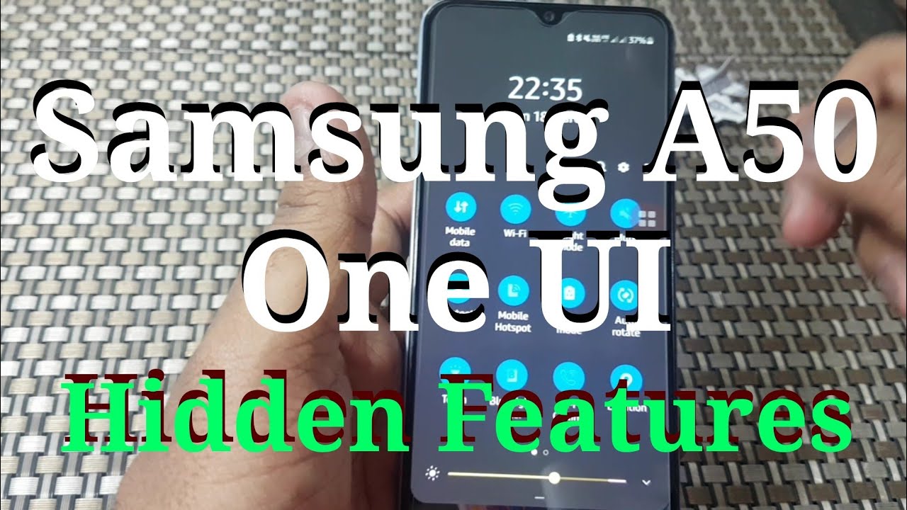 SAMSUNG A50 One UI hidden features #oneui #samsunga50