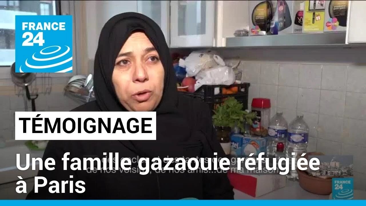 Témoignage d'une famille gazaouie réfugiée à Paris • FRANCE 24