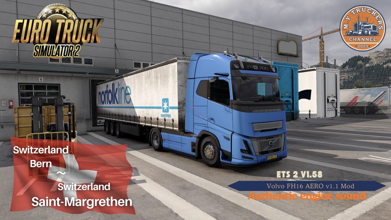 ETS2 1.58 | Volvo FH16 AERO v1.1 - Authentic Engine Sound | POV Truck Driving [Logitech G29]