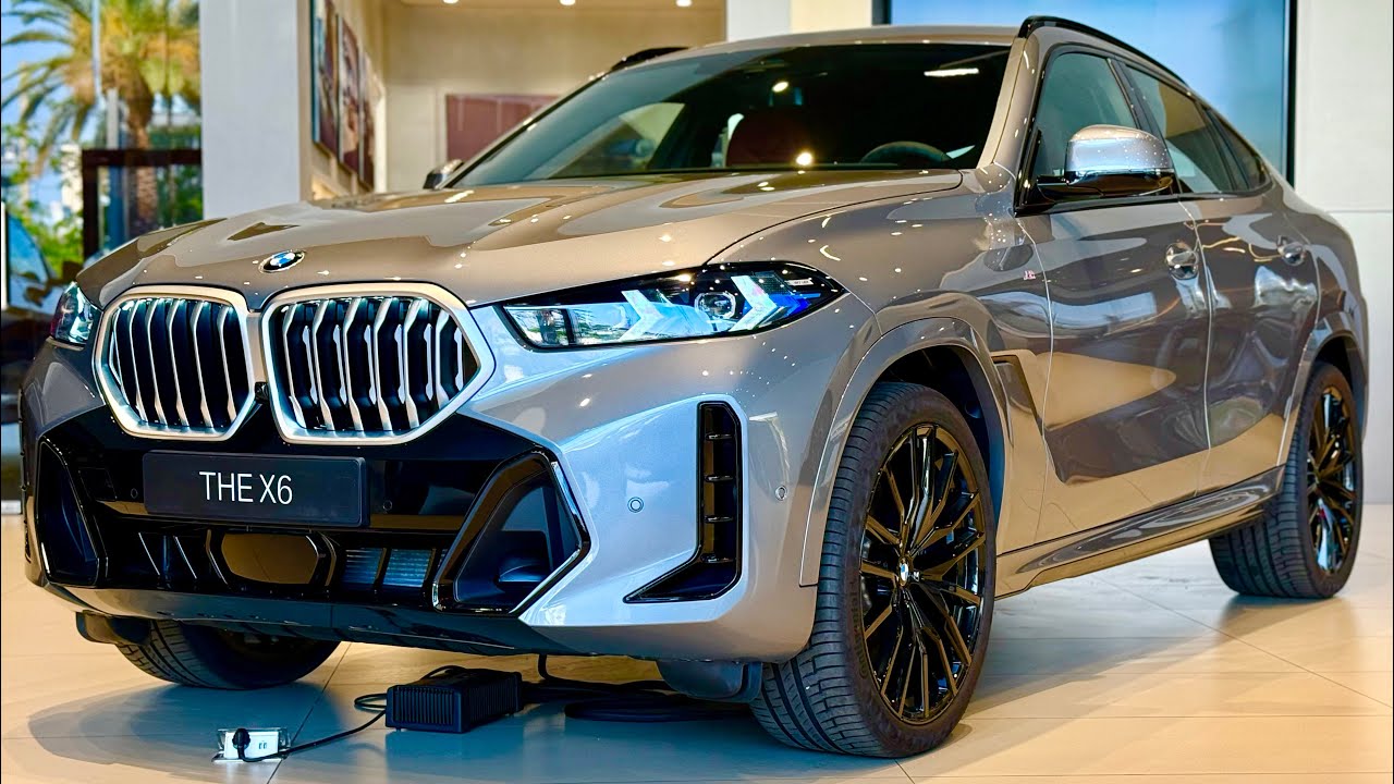 New 2026 BMW X6 M Sport Coupe Ultimate Luxury Interior Comfortable Drive Grey Color 