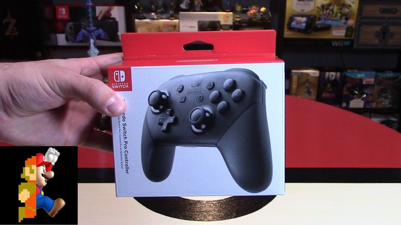 Распаковка контроллера Nintendo Switch Pro