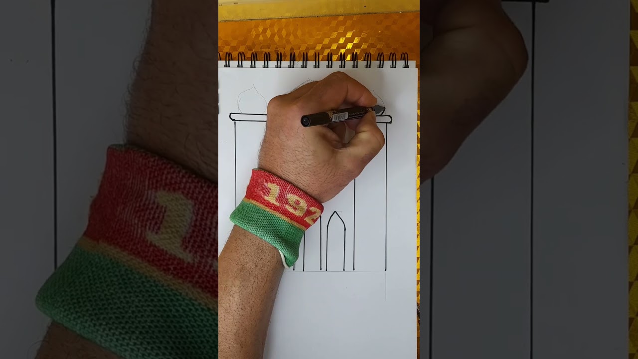 تعلم رسم مسجد خطو خطو 🏺✨️🏺✨️🇩🇿🌙🇩🇿